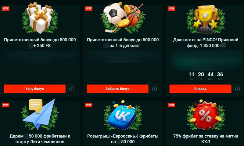 Акционные предложения